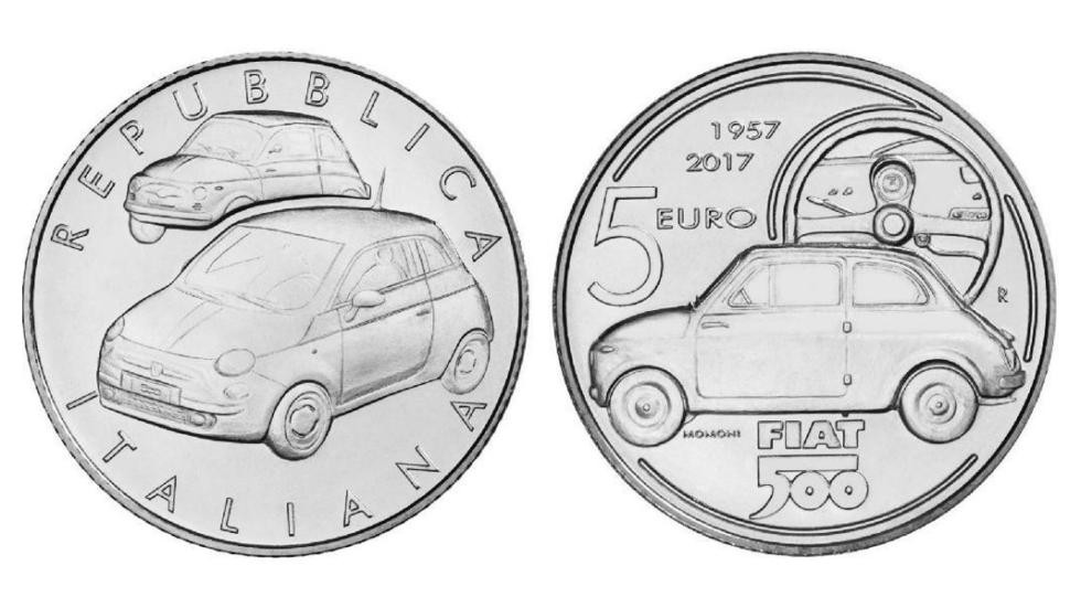 Fiat 500 попал на монету - «Fiat»