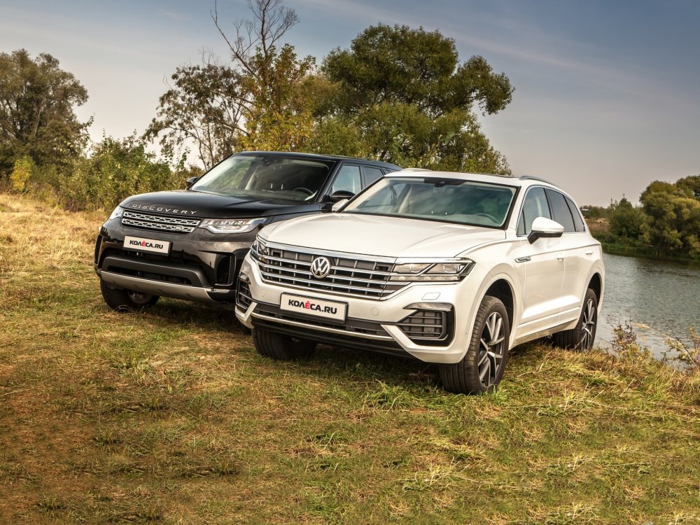 Без понижения чести и достоинства: сравнительный тест Volkswagen Touareg и Land Rover Discovery - «Land Rover»