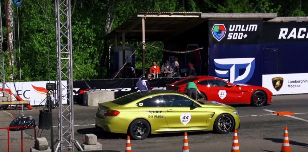 BMW M4 против Ferrari F12berlinetta на четверти мили: неравный бой? - «Ferrari»