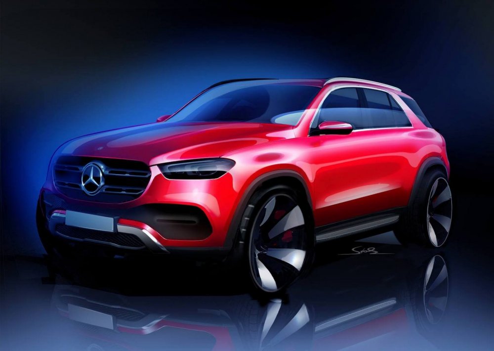 Будущий Mercedes-Benz GLE российской сборки: новое изображение - «Mercedes-Benz»