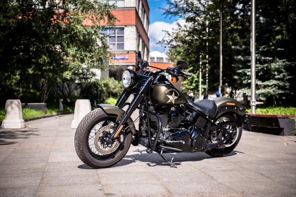 Харлей здорового человека: тест-драйв Harley-Davidson Slim S - «Harley-Davidson»