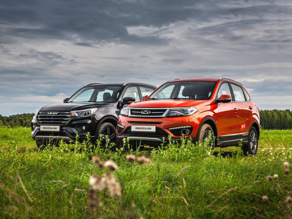 На полпути к Луне: сравнительный тест-драйв Lifan X70 и Chery Tiggo 5 - «Chery»