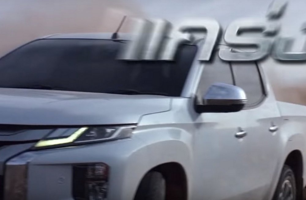 Пикап Mitsubishi L200 с дизайном вэна Xpander показали на видео - «Mitsubishi»