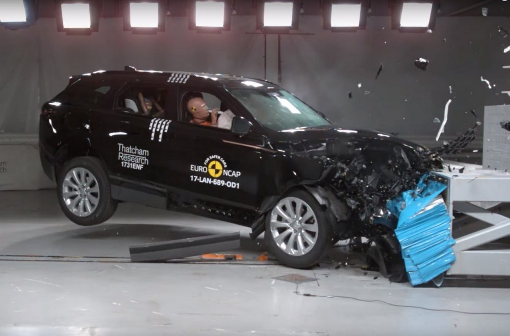 Range Rover Velar хорошо показал себя в тестах Euro NCAP - «Land Rover»