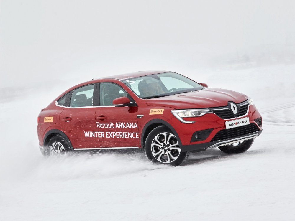 Снег, лед и противоречия: зимний тест Renault Arkana - «Тест-драйв»