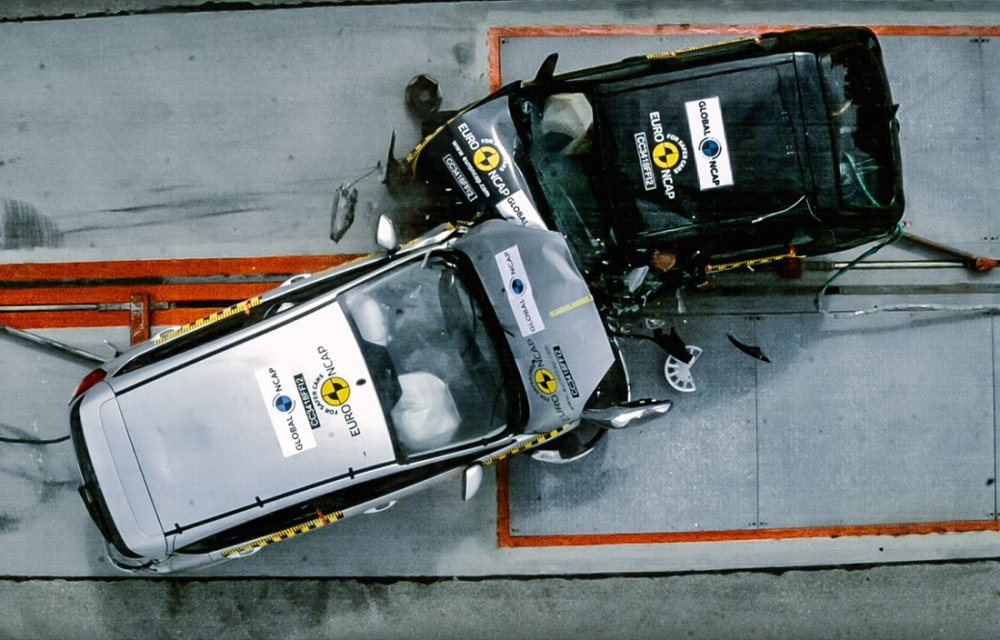 Старая Ford Fiesta против новой: показательный парный краш-тест Global NCAP - «Ford»