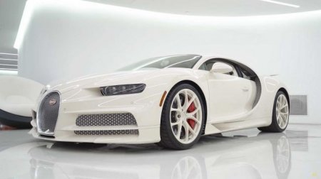 Загадочный прототип Bugatti Chiron был замечен в пробке - «Автоновости»