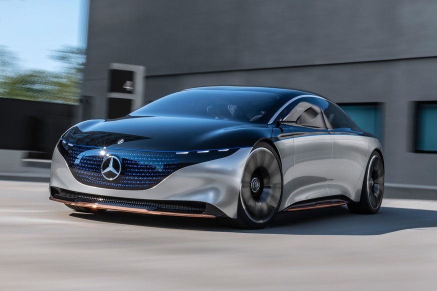 Mercedes-Benz Vision EQS: запас хода 700 км и «роскошь» из переработанного пластика - «Mercedes-Benz»
