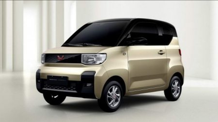 Китайцы и концерн GM выпустили электромобиль с маленькими колёсами - «Автоновости»