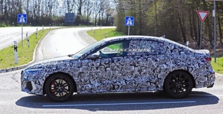 Новый седан Audi RS3 впервые вышел на тесты - «Автоновости»