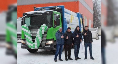 Первый в России мусоровоз Scania на метане появился в Ижевске - «Автоновости»
