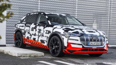 Прототип Audi E-Tron GT впервые замечен на тестах - «Автоновости»