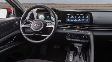 В Hyundai прокомментировали дизайн интерьера новой Elantra - «Автоновости»