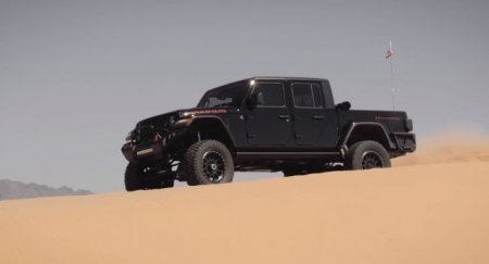 1000-сильный Jeep Gladiator показал свои возможности в пустыне - «Автоновости»
