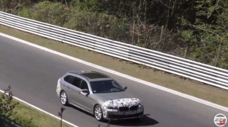 Дрифт будущего универсала BMW 5-серии поймали на Нюрбургринге - «Автоновости»