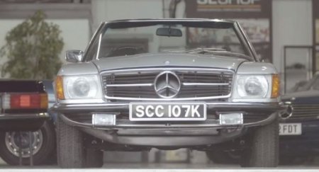 Классический Mercedes-Benz SL переделали в электрокар - «Автоновости»