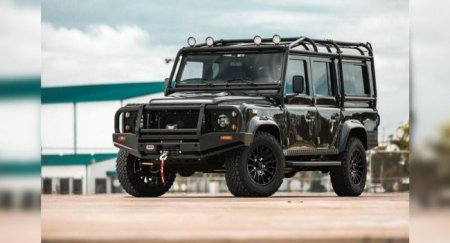 Land Rover Defender превратили в роскошный электрокар с двигателем от Tesla - «Автоновости»