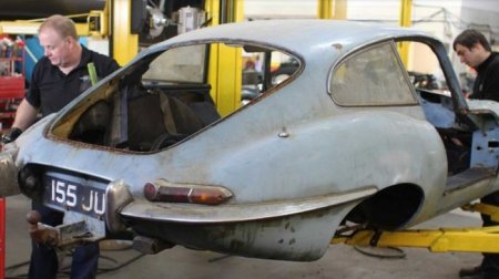 Найденному в гараже Jaguar E-Type вернули былую славу - «Автоновости»