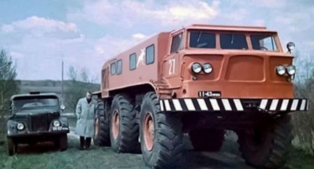 Необычный советский трехосный вездеход ЗИЛ Э167 - «Автоновости»