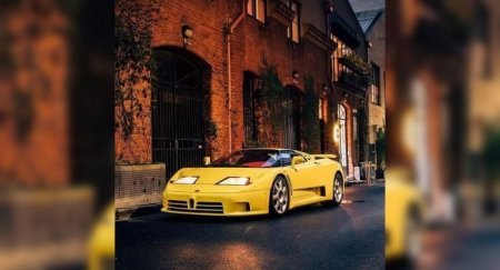 Продается единственный желтый Bugatti EB110 SS с красным салоном - «Автоновости»