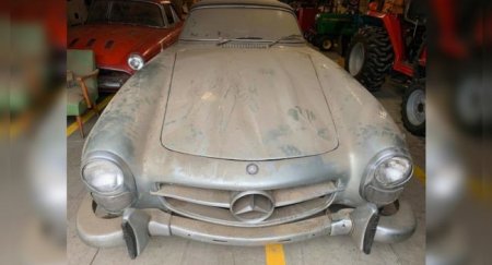Простоявший в гараже 44 года Mercedes, продают за 84 миллиона рублей - «Автоновости»