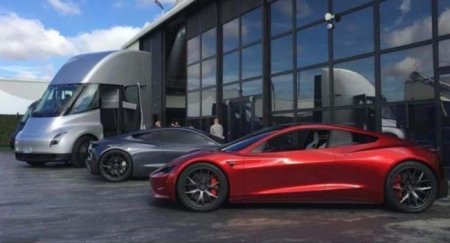 Tesla представит обновлённые Roadster и Semi в конце года - «Автоновости»