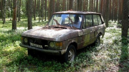 В карельском лесу нашли редкий Range Rover с советскими номерами - «Автоновости»
