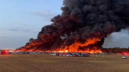 Во Флориде пожар уничтожил почти 3500 автомобилей - «Автоновости»