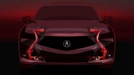 Acura показала подвеску «самого крутого седана в истории» - «Автоновости»