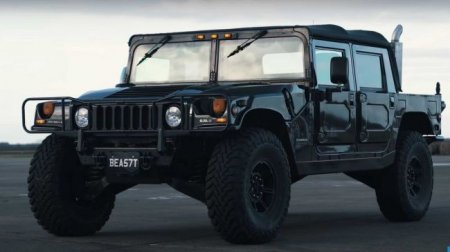 Hummer H1 сразился с Mercedes-AMG G63, Mitsubishi L200 и Suzuki Jimny в перетягивании каната - «Автоновости»