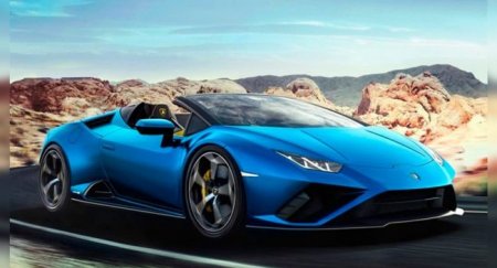 Lamborghini представил новый заднеприводный кабриолет Huracan EVO - «Автоновости»