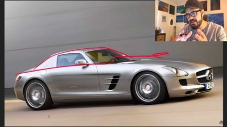 Обновлённый Mercedes SLS AMG превратили в пикап - «Автоновости»