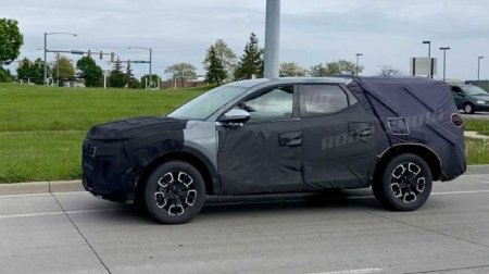 Пикап Hyundai Santa Cruz появился на шпионских снимках во время тестов в Мичигане - «Автоновости»