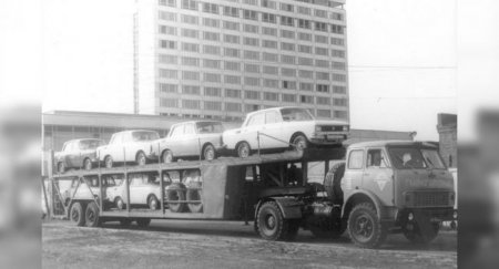 Специальный транспорт для перевозки автомобилей в СССР - «Автоновости»