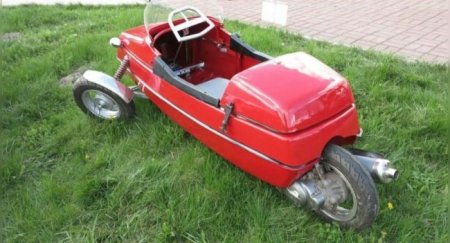 Трайк за копейки из скутера и люльки от ИЖа - «Автоновости»