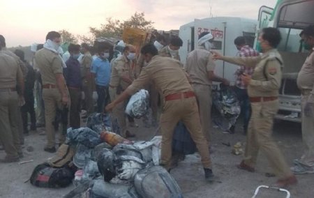 В Индии в ДТП с грузовиками погибли 24 человека - «ДТП»