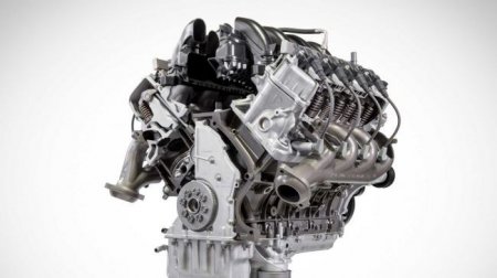 Ford показал новый двигатель 'Godzilla' Pushrod V8 на 7,3 литра - «Автоновости»