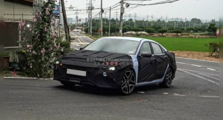 Hyundai Elantra N впервые попалась на фотографиях - «Автоновости»