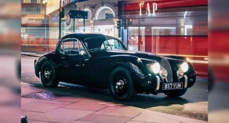 Классический Jaguar XK120 подключили к розетке - «Автоновости»