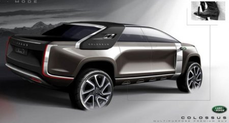 Land Rover Colossus как сочетание преимуществ пикапа и внедорожника - «Автоновости»