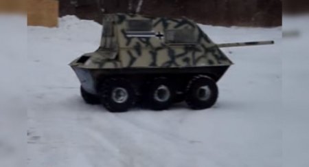 Механизированная техника для игры в пейнтбол - «Автоновости»
