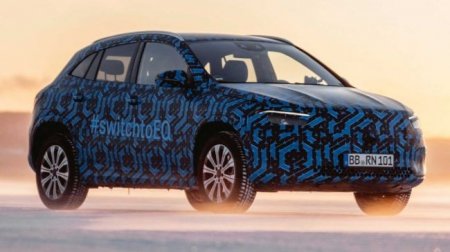 Mercedes EQA начал сбрасывать свой камуфляж - «Автоновости»