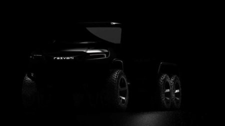 Показали тизеры шестиколесного Rezvani Hercules 6×6 - «Автоновости»