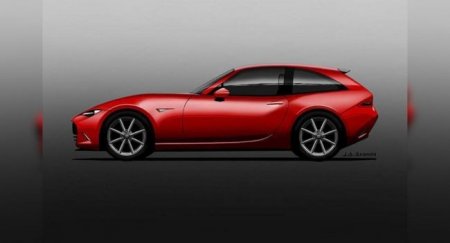 Представлены рендеры Mazda MX-5 в кузове Shooting Brake - «Автоновости»