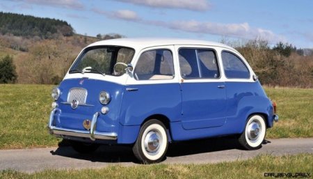 Смешная и крохотная машина Fiat Multipla из шестидесятых - «Автоновости»