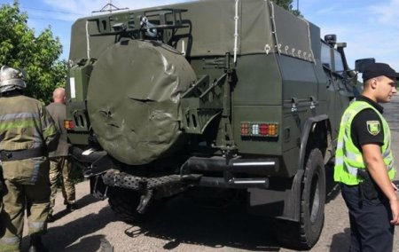 В Харьковской области колонна военных машин попала в ДТП - «ДТП»