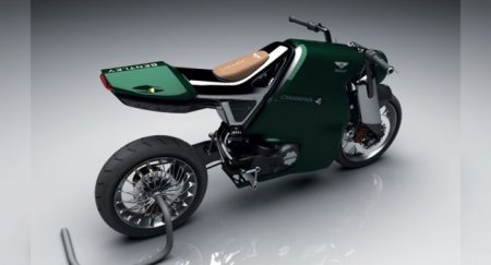 В сети появились рендеры электрического мотоцикла Bentley Hooligan - «Автоновости»