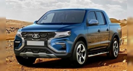В сети представили рендеры отечественного пикапа Lada Vesta - «Автоновости»