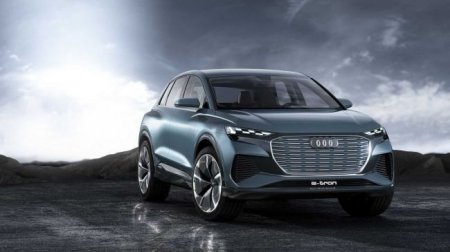 Audi Q4 E-Tron 2021 года впервые вышел на тесты в камуфляже - «Автоновости»