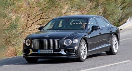 Bentley вывел на тесты таинственный гибрид Flying Spur - «Автоновости»